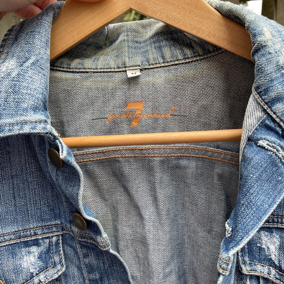 7 Jeans Denim Vest - Picture 3 of 5